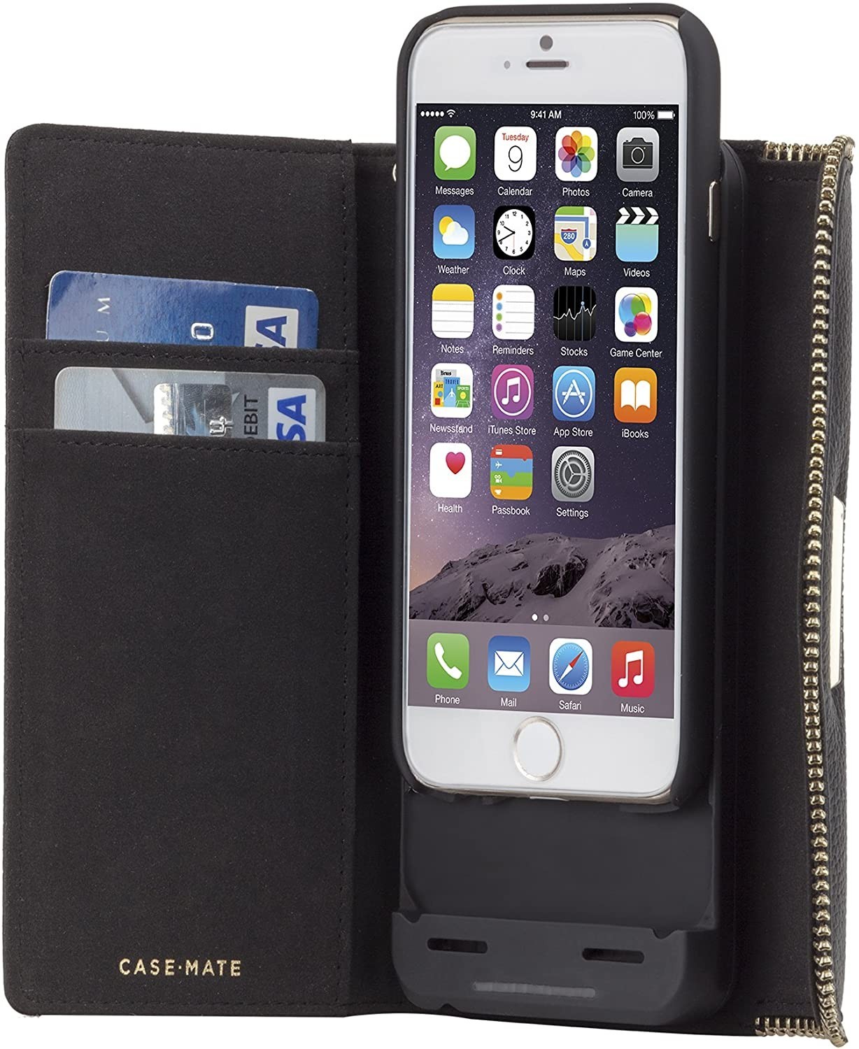 Кожаный чехол клатч аккумулятор Rebecca Minkoff Collection by Case-Mate для iPhone 6 / 6S чёрный CM032871
Кожаный чехол клатч аккумулятор Rebecca Minkoff Collection by Case-Mate для iPhone 6 / 6S чёрный CM032871