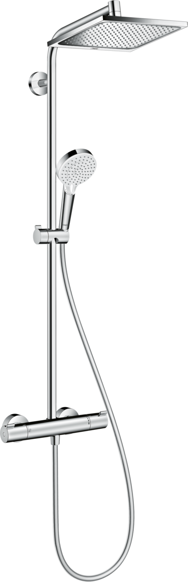 Душова система Hansgrohe Crometta E Showerpipe EcoSmart 240 1jet з термостатом Хром
Душова система Hansgrohe Crometta E Showerpipe EcoSmart 240 1jet з термостатом Хром