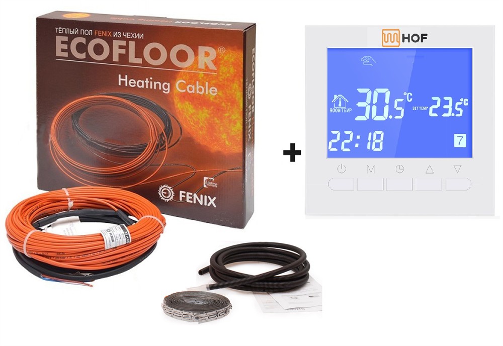 Теплый пол Fenix двухжильный кабель ADSV 18Вт/м 260 Вт (14.5м) 1.2 м² - 1.7м² + терморегулятор HOF pro
Теплый пол Fenix двухжильный кабель ADSV 18Вт/м 260 Вт (14.5м) 1.2 м² - 1.7м² + терморегулятор HOF pro