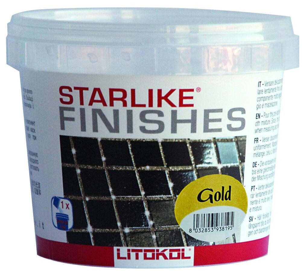 Добавка GOLD в эпоксидную затирку Litokol Starlike EVO эффект блестящей золотой крошки на 1кг
Добавка GOLD в эпоксидную затирку Litokol Starlike EVO эффект блестящей золотой крошки на 1кг
