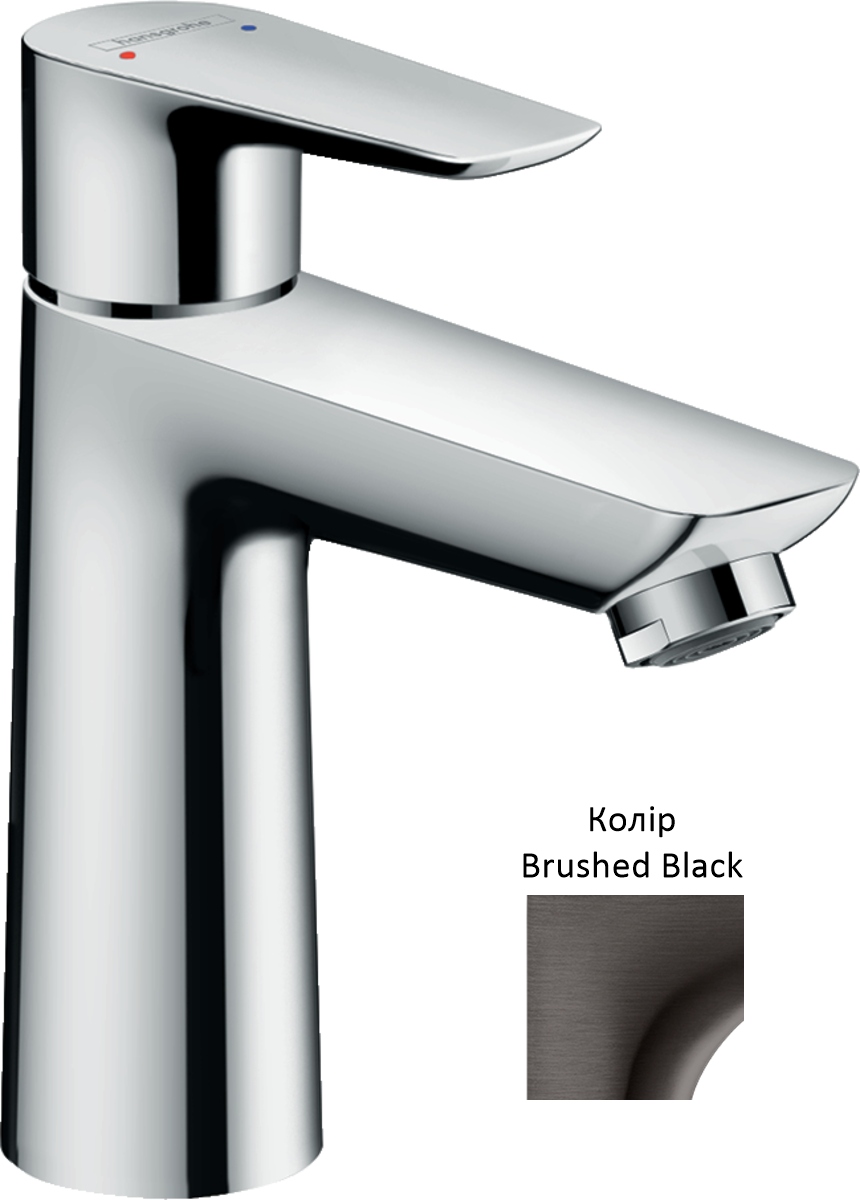 Змішувач Hansgrohe Talis E 110 для умивальника з донним клапаном pop-up Brushed Black (71710340)
Змішувач Hansgrohe Talis E 110 для умивальника з донним клапаном pop-up Brushed Black (71710340)