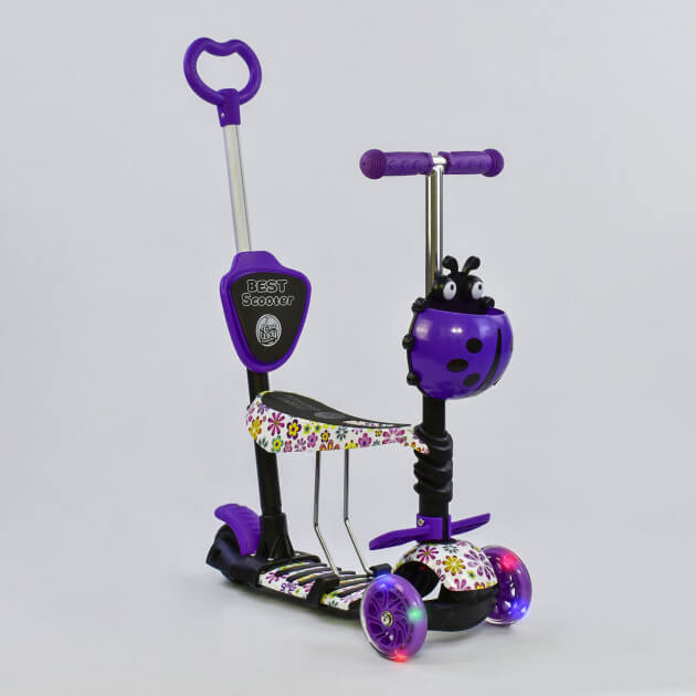 Самокат 5 в 1 Best Scooter с сиденьем и родительской ручкой Best Scooter (97240)
Самокат 5 в 1 Best Scooter с сиденьем и родительской ручкой Best Scooter (97240)