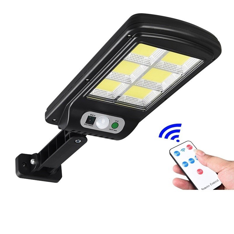Прожектор Solar Street Light BL BK 120-6COB уличный с солнечной панелью и датчиком движения + пульт ДУ Черный (10141)
Прожектор Solar Street Light BL BK 120-6COB уличный с солнечной панелью и датчиком движения + пульт ДУ Черный (10141)