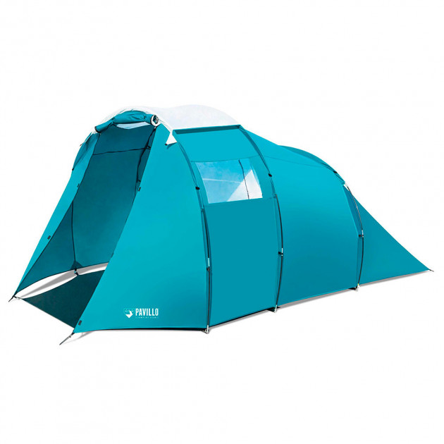 Палатка четырехместная Bestway 68092 Pavillo Family Dome (305+95) х 255 х 180 см Blue (gr_011300)
Палатка четырехместная Bestway 68092 Pavillo Family Dome (305+95) х 255 х 180 см Blue (gr_011300)