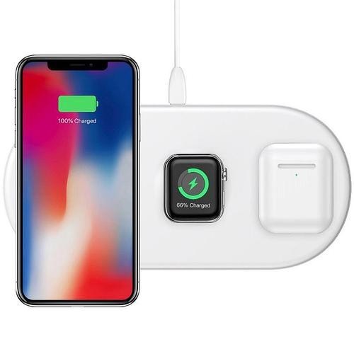 Беспроводное зарядное устройство Baseus Smart 3in1 WX3IN1-B02 18W, Phone/Watch/Pods, White
Беспроводное зарядное устройство Baseus Smart 3in1 WX3IN1-B02 18W, Phone/Watch/Pods, White
