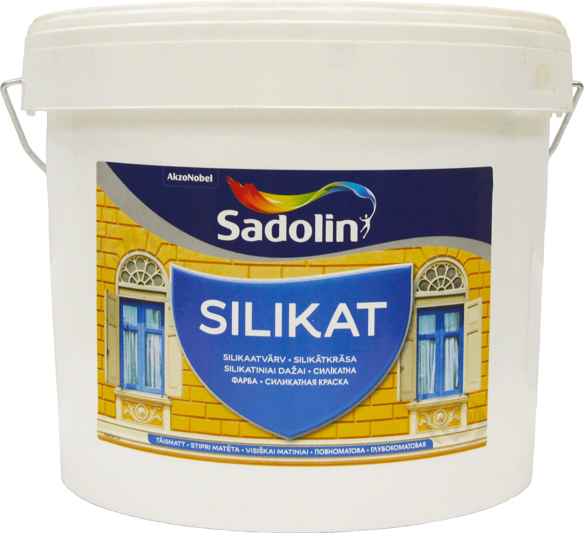 Краска Sadolin Silikat - силикатная краска для кирпича и бетона, фасадная, белая, BW, 10 л (5072959)
Краска Sadolin Silikat - силикатная краска для кирпича и бетона, фасадная, белая, BW, 10 л (5072959)