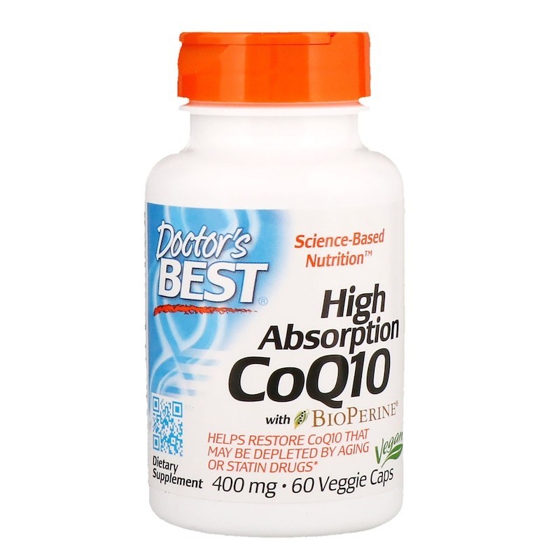 Антиоксидант Doctor's Best CoQ10 High Absorption with BioPerine 400 мг 60 капсул
Антиоксидант Doctor's Best CoQ10 High Absorption with BioPerine 400 мг 60 капсул