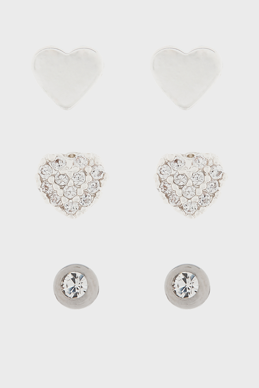 Женские серебристые серьги (3 шт) 3X HEART FLATPACK SE Accessorize OS 884860
Женские серебристые серьги (3 шт) 3X HEART FLATPACK SE Accessorize OS 884860