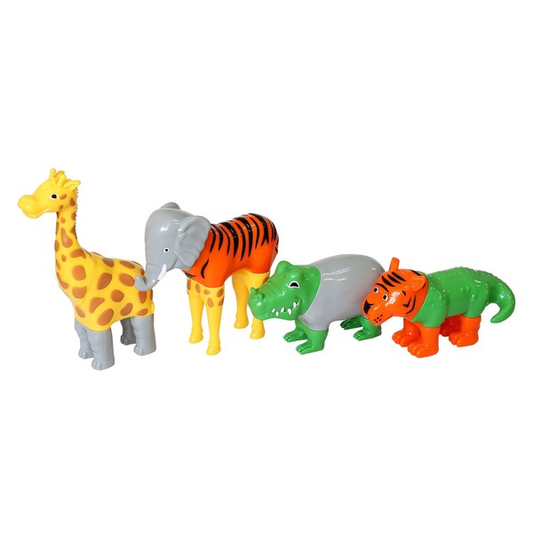 Пазл POPULAR Playthings Mix or Match детский магнитный, 3D животные (тигр, крокодил, слон, жираф)
Пазл POPULAR Playthings Mix or Match детский магнитный, 3D животные (тигр, крокодил, слон, жираф)