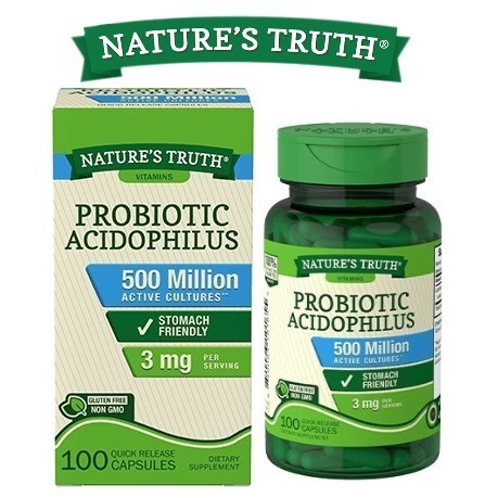 Пробиотик Nature's Truth Probiotic Acidophilus 500 million active culture 100 капсул 1510
Пробиотик Nature's Truth Probiotic Acidophilus 500 million active culture 100 капсул 1510