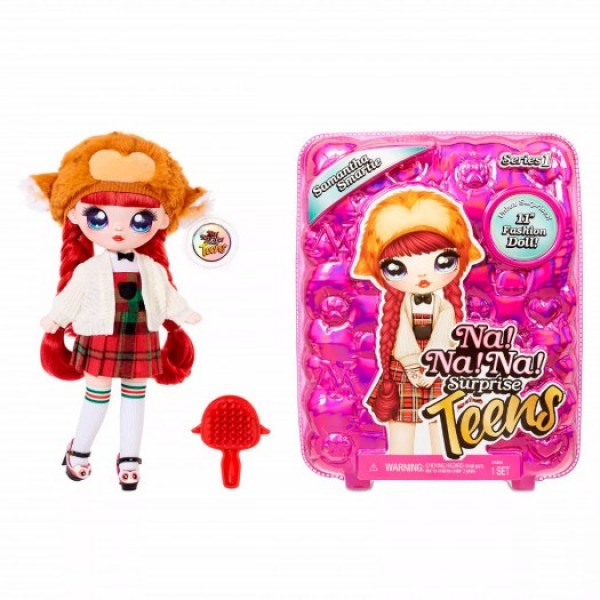 Игровой набор с куклой NA! NA! NA! SURPRISE серии "Teens" – САМАНТА СМАРТИ N (с аксесс.)
Игровой набор с куклой NA! NA! NA! SURPRISE серии "Teens" – САМАНТА СМАРТИ N (с аксесс.)