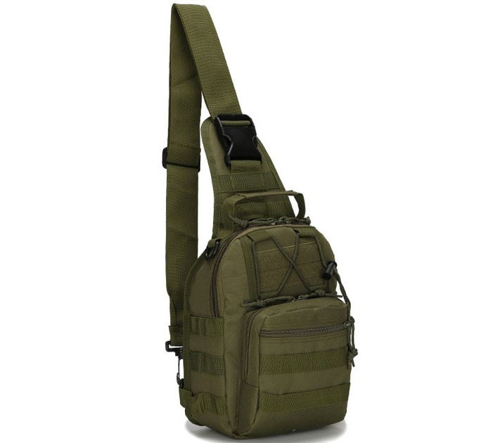 Тактический однолямочный рюкзак, городская военная сумка Tactical на 6 л Olive (093-olive)
Тактический однолямочный рюкзак, городская военная сумка Tactical на 6 л Olive (093-olive)
