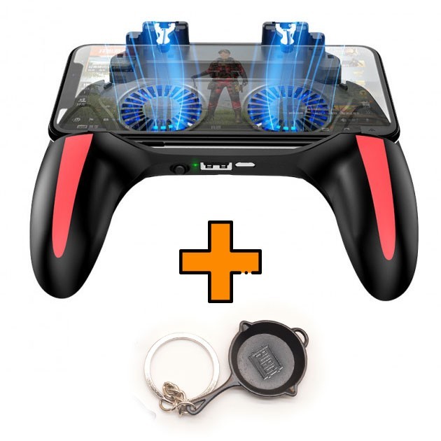 Игровые контроллеры Marpiel H10 2500 mAh (геймпад триггеры курки для смартфона для PUBG) + сковородка
Игровые контроллеры Marpiel H10 2500 mAh (геймпад триггеры курки для смартфона для PUBG) + сковородка