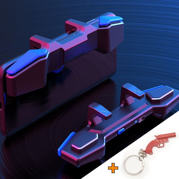 Игровые контроллеры с макросами стрельбы Marpiel AK01 (геймпад триггеры курки для смартфона для PUBG) + Flare Gun
Игровые контроллеры с макросами стрельбы Marpiel AK01 (геймпад триггеры курки для смартфона для PUBG) + Flare Gun