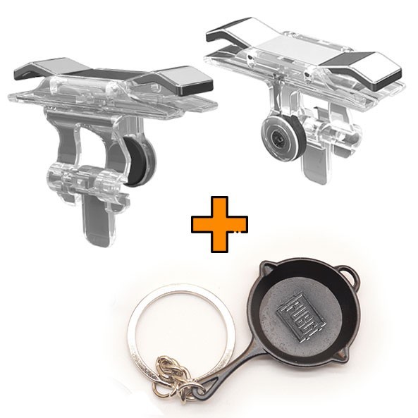 Игровые контроллеры Marpiel E9 Silver (геймпад триггеры курки для смартфона для PUBG) + сковородка
Игровые контроллеры Marpiel E9 Silver (геймпад триггеры курки для смартфона для PUBG) + сковородка