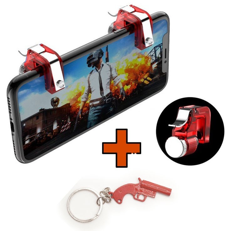 Игровые контроллеры Marpiel R11 Red (геймпад триггеры курки для смартфона для PUBG) + Flare Gun
Игровые контроллеры Marpiel R11 Red (геймпад триггеры курки для смартфона для PUBG) + Flare Gun