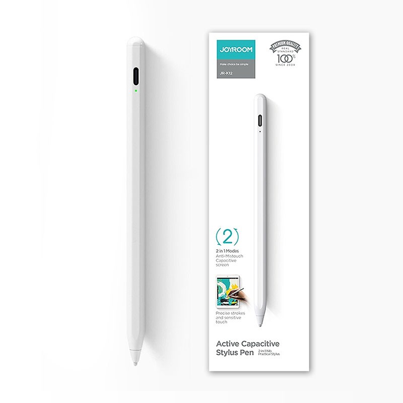 Стилус универсальный для телефона, планшета JOYROOM Miracle series active dual-mode capacitive pen JR-K12 |12Hours| white
Стилус универсальный для телефона, планшета JOYROOM Miracle series active dual-mode capacitive pen JR-K12 |12Hours| white