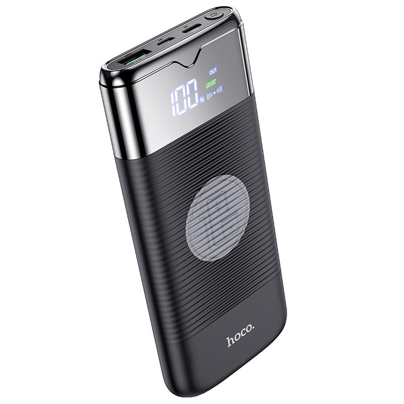 Powerbank Hoco 10000mAh с беспроводной зарядкой для iPhone/Android 18W/3A, QC/PD black
Powerbank Hoco 10000mAh с беспроводной зарядкой для iPhone/Android 18W/3A, QC/PD black