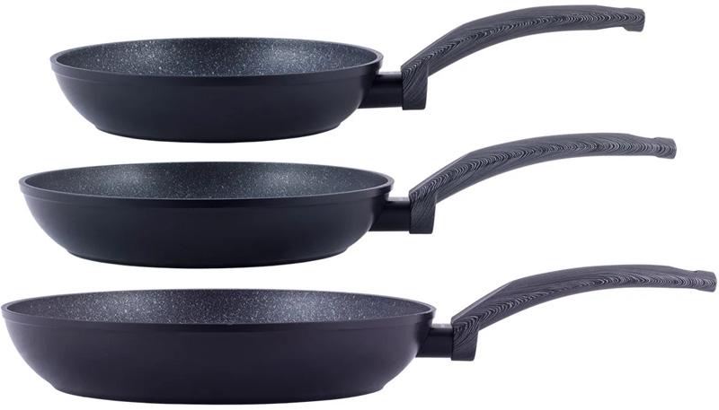 Набор сковород Kamille Gregers Black 20см, 24см, 28см с антипригарным покрытием ILAG Kamille KM-4124
Набор сковород Kamille Gregers Black 20см, 24см, 28см с антипригарным покрытием ILAG Kamille KM-4124