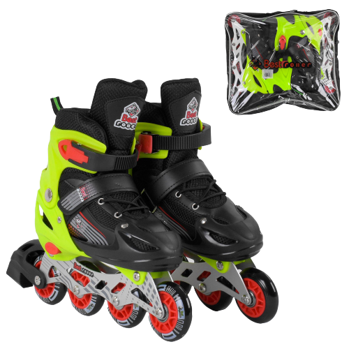 Ролики детские Best Roller 50034-S универсальные с мягким ботинком и регулировкой размера 30-33 Салатовый с черным (123452)
Ролики детские Best Roller 50034-S универсальные с мягким ботинком и регулировкой размера 30-33 Салатовый с черным (123452)
