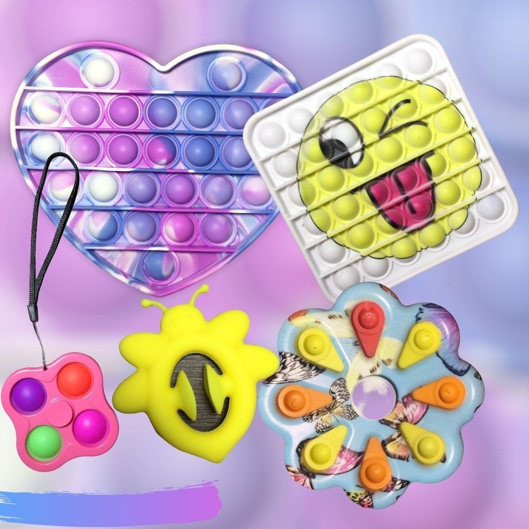Игрушки Антистресс Поп ит Сердце+pop it Смайл 3D+Симпл Димпл simple dimple Спинер 2шт+Снапперс Snapperz желтый
Игрушки Антистресс Поп ит Сердце+pop it Смайл 3D+Симпл Димпл simple dimple Спинер 2шт+Снапперс Snapperz желтый