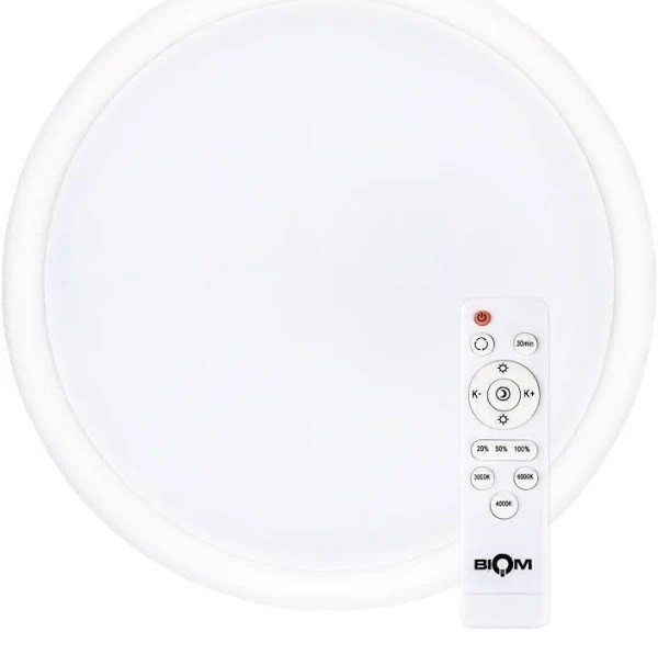 Светильник светодиодный накладой Biom SMART SML-R06-80 | 2 3000-6000K 80W 3000K-6000K ИК пульт д | у (570*70)
Светильник светодиодный накладой Biom SMART SML-R06-80 | 2 3000-6000K 80W 3000K-6000K ИК пульт д | у (570*70)