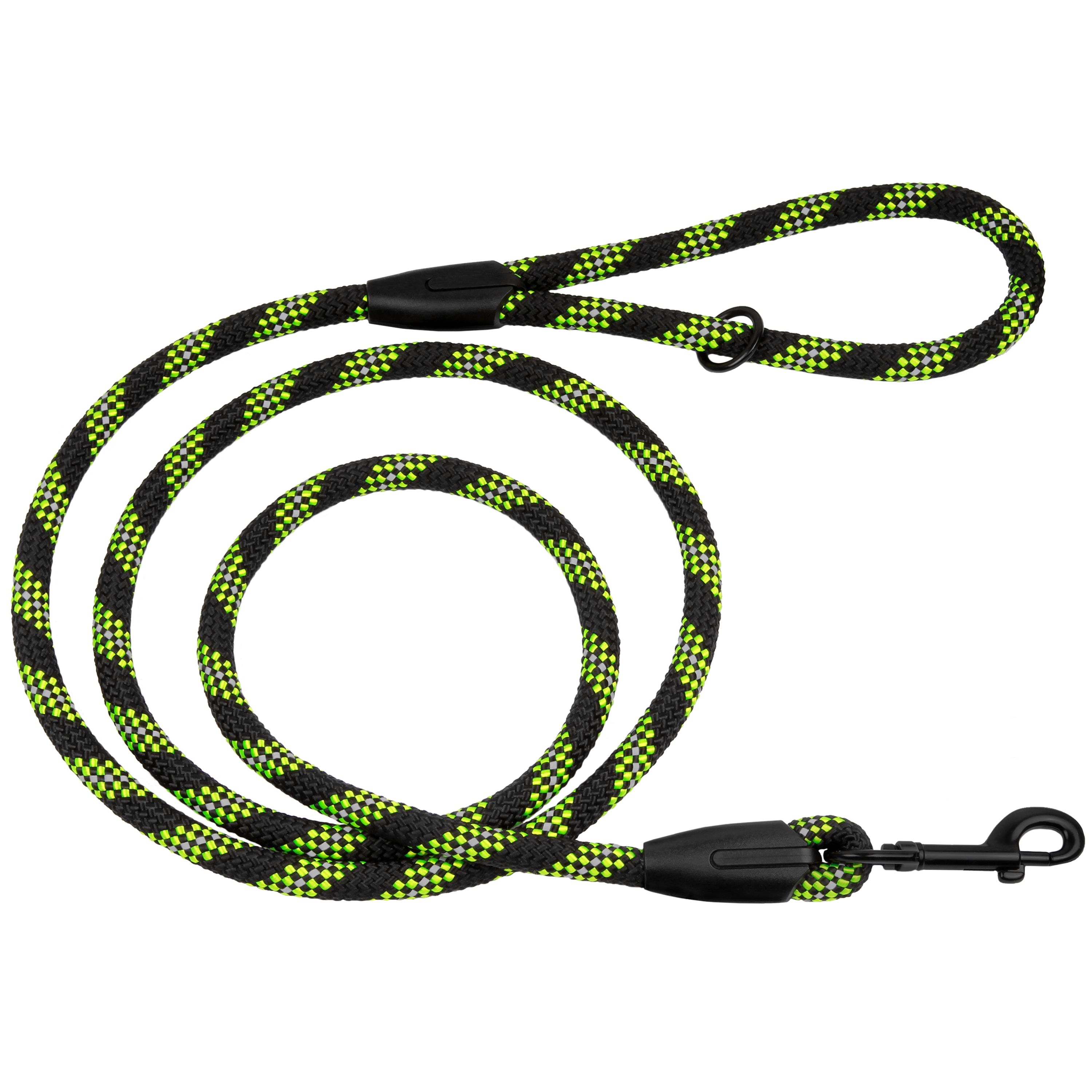 Поводок для Собак Bronzedog Active из Альпинистского Шнура Светоотражающий Черно-Салатовый 12 мм 183 см (56205)
Поводок для Собак Bronzedog Active из Альпинистского Шнура Светоотражающий Черно-Салатовый 12 мм 183 см (56205)