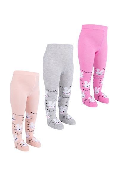 Комплект демисезонных детских колготок для новорожденных девочек Bross Турция 3 шт. рост 74 - 80 см 17573
Комплект демисезонных детских колготок для новорожденных девочек Bross Турция 3 шт. рост 74 - 80 см 17573