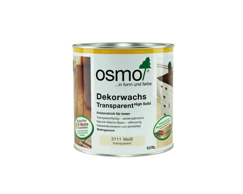 Масло защитное OSMO DEKORWACHS TRANSPARENTE FARBTONE для древесины 3111 - белое 0,375л
Масло защитное OSMO DEKORWACHS TRANSPARENTE FARBTONE для древесины 3111 - белое 0,375л