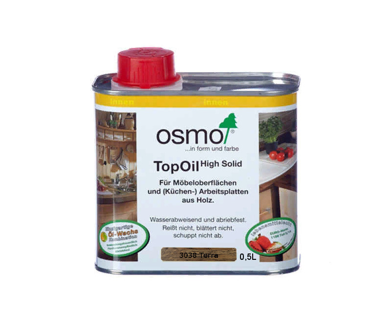Масло с твердым воском OSMO TOPOIL для мебели и столешниц 3038 - Терра шелковисто-матовое 0,5л
Масло с твердым воском OSMO TOPOIL для мебели и столешниц 3038 - Терра шелковисто-матовое 0,5л
