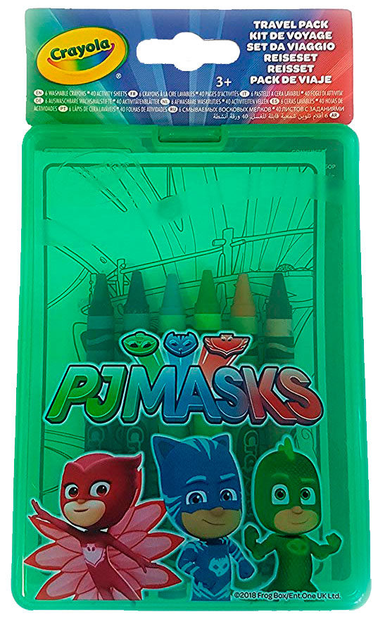 Набор для путешествий Герои в масках (PJ Masks) с раскрасками и смываемыми восковыми мелками, Crayol (12-62804)
Набор для путешествий Герои в масках (PJ Masks) с раскрасками и смываемыми восковыми мелками, Crayol (12-62804)