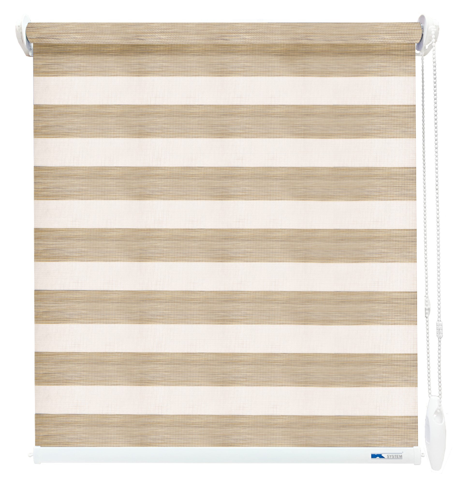 Тканевая ролета KSYSTEM ВН2746 (День-Ночь) 110x150 см Бежевая Minibesta 302231100150 
Тканевая ролета KSYSTEM ВН2746 (День-Ночь) 110x150 см Бежевая Minibesta 302231100150