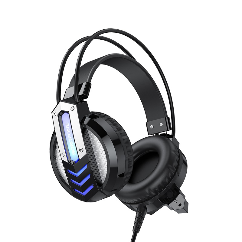 Игровые наушники для компьютера с микрофоном и подсветкой Borofone BO100 Fun gaming headphones Black
Игровые наушники для компьютера с микрофоном и подсветкой Borofone BO100 Fun gaming headphones Black