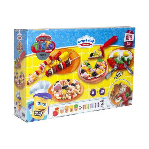 Тесто для лепки "Master-Do: Шеф-Повар. Кулинария" MEGA BOX (укр) TMD-09-01U
Тесто для лепки "Master-Do: Шеф-Повар. Кулинария" MEGA BOX (укр) TMD-09-01U