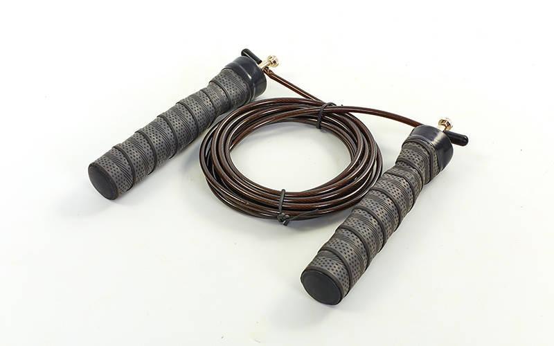 Скакалка скоростная Кроссфит с подшипником и стальным тросом Zelart My Fit 5347 3 м черная
Скакалка скоростная Кроссфит с подшипником и стальным тросом Zelart My Fit 5347 3 м черная