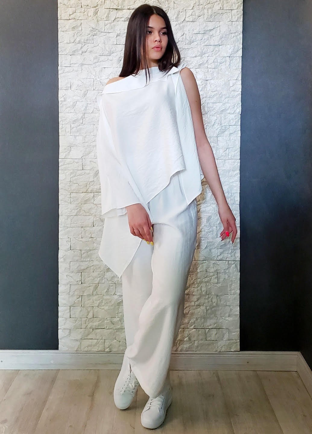 Костюм (блуза, брюки) Hot Fashion белый 18-3002, Костюм (блуза, брюки) Hot Fashion белый S 18-3002
Костюм (блуза, брюки) Hot Fashion белый 18-3002, Костюм (блуза, брюки) Hot Fashion белый S 18-3002