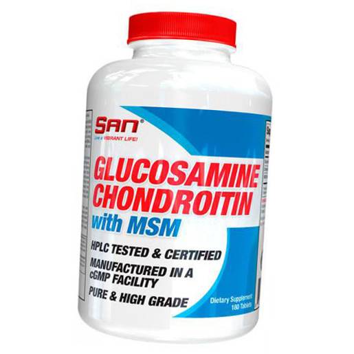 Глюкозамин Хондроитин МСМ, Glucosamine & Chondroitin & MSM, San 180таб (03091001)
Глюкозамин Хондроитин МСМ, Glucosamine & Chondroitin & MSM, San 180таб (03091001)