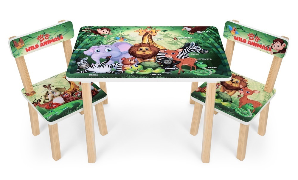Столик с 2-мя стульчиками Bambi Wild Animals 501-83(EN) Green (501-83(EN)) 
Столик с 2-мя стульчиками Bambi Wild Animals 501-83(EN) Green (501-83(EN))