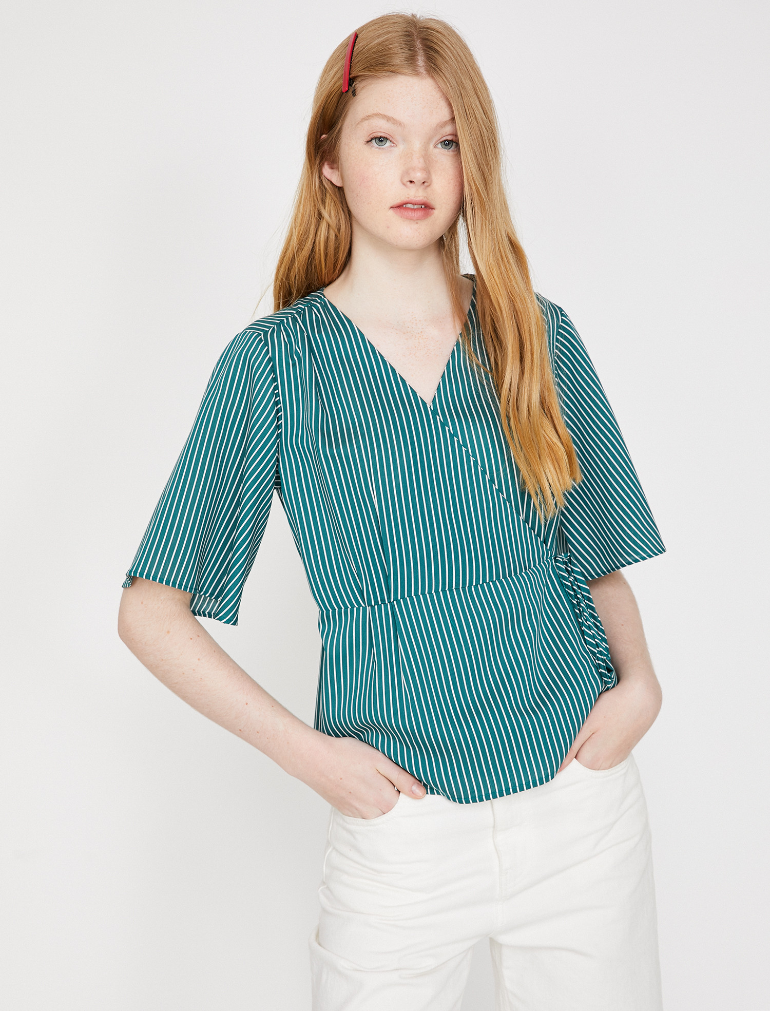 Блузка Koton 9KAL61363QW-11O Green Stripe, Блузка Koton 9KAL61363QW-11O 40 Green Stripe
Блузка Koton 9KAL61363QW-11O Green Stripe, Блузка Koton 9KAL61363QW-11O 40 Green Stripe