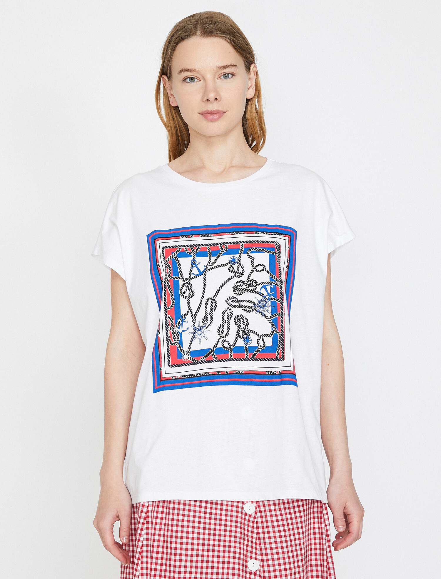 Футболка Koton 9YAK13708EK-001 Off White, Футболка Koton 9YAK13708EK-001 M Off White
Футболка Koton 9YAK13708EK-001 Off White, Футболка Koton 9YAK13708EK-001 M Off White
