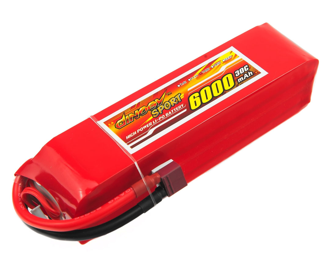 Аккумулятор Диноджи Dinogy Li-Pol 6000mAh 14.8V 4S 30C 40×41×162мм T-Plug (DLC-4S6000D-T)
Аккумулятор Диноджи Dinogy Li-Pol 6000mAh 14.8V 4S 30C 40×41×162мм T-Plug (DLC-4S6000D-T)
