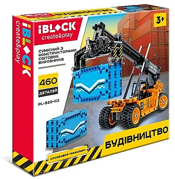 Игрушка-конструктор "Стройка. Строительная техника. Погрузчик", 460 деталей - Iblock (20-980427)
Игрушка-конструктор "Стройка. Строительная техника. Погрузчик", 460 деталей - Iblock (20-980427)