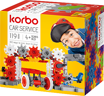 Набор для творческого конструирования "Car service", 119 деталей - Korbo (20-736270)
Набор для творческого конструирования "Car service", 119 деталей - Korbo (20-736270)