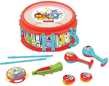 Детский набор музыкальных инструментов "Тропический лес", красный - Fisher-Price (20-931351)
Детский набор музыкальных инструментов "Тропический лес", красный - Fisher-Price (20-931351)