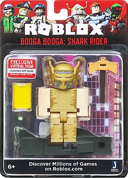 Игровая коллекционная фигурка " Core Figures Booga Booga: Shark Rider W7" - Roblox Jazwares (20-855765)