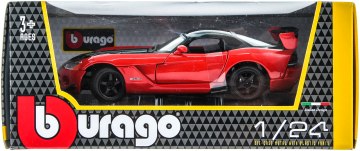 Автомодель Dodge Viper SRT10 ACR, 1:24 красно-черный металлик - Bburago (20-72819)
Автомодель Dodge Viper SRT10 ACR, 1:24 красно-черный металлик - Bburago (20-72819)