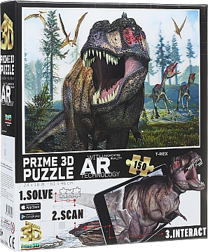 3D Пазл "Динозавры. Дополненная реальность", 150 элементов - Prime 3D (20-949661)
3D Пазл "Динозавры. Дополненная реальность", 150 элементов - Prime 3D (20-949661)