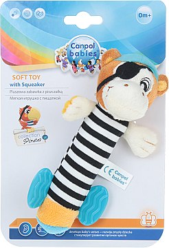 Мягкая игрушка с пищалкой "Веселые пираты", обезьянка - Canpol Babies (20-251759)
Мягкая игрушка с пищалкой "Веселые пираты", обезьянка - Canpol Babies (20-251759)