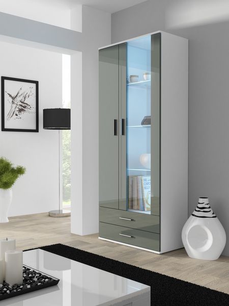 Витрина для зала CAMA SOHO S6 2D2S Белый мат/Серый глянец с подсветкой Польша
Витрина для зала CAMA SOHO S6 2D2S Белый мат/Серый глянец с подсветкой Польша