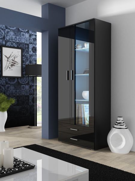 Витрина для гостиной CAMA SOHO S6 2D2S Черный мат/Черный глянец с подсветкой Польша
Витрина для гостиной CAMA SOHO S6 2D2S Черный мат/Черный глянец с подсветкой Польша